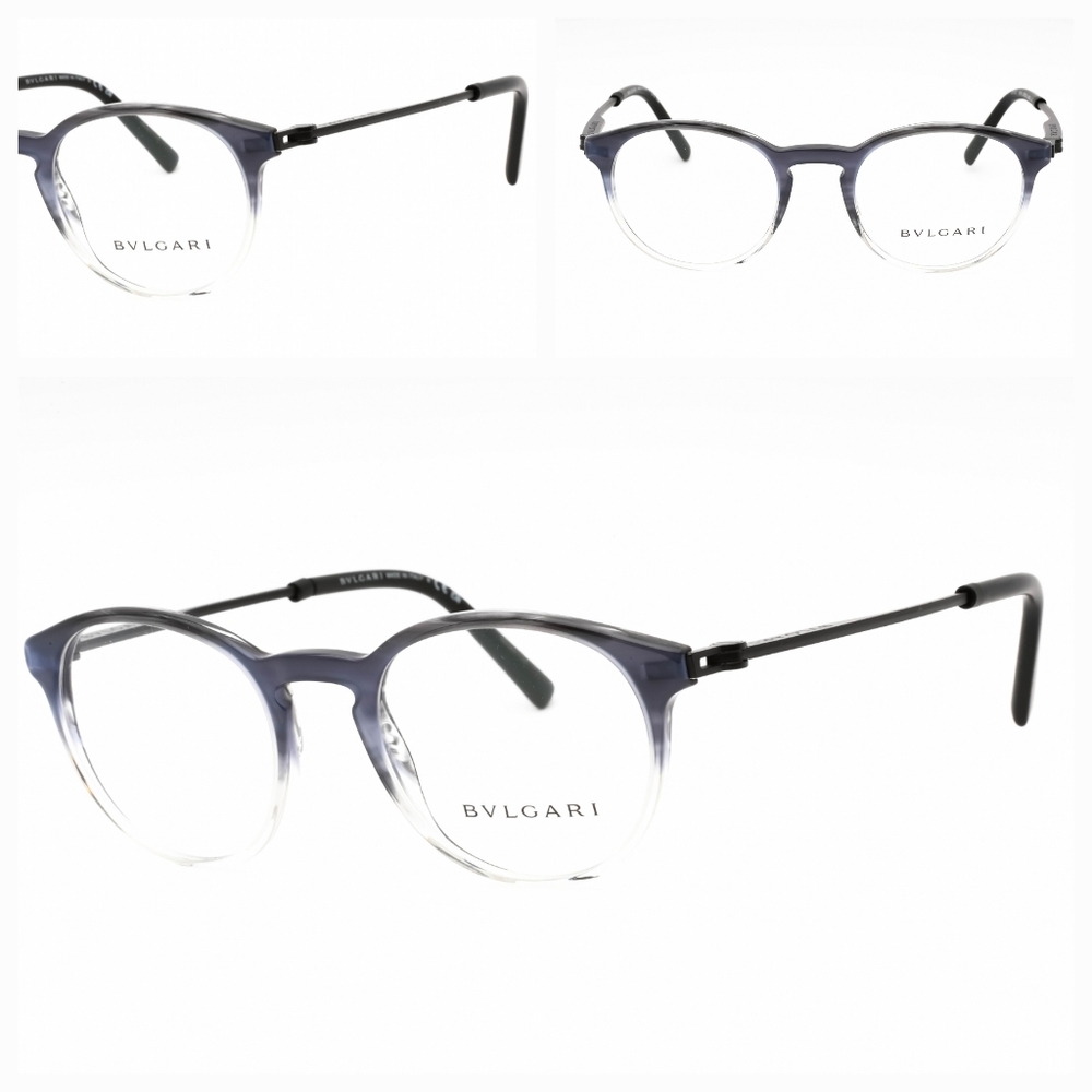 Bvlgari Black Gradient, Round Eyeglasses